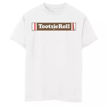 Футболка Tootsie Roll Strip с логотипом и графическим рисунком для мальчиков 8–20 лет Licensed Character
