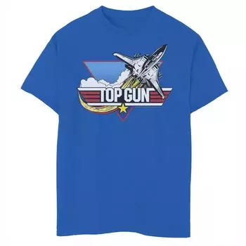 Футболка Top Gun Jet с логотипом Americana для мальчиков 8–20 лет Licensed Character