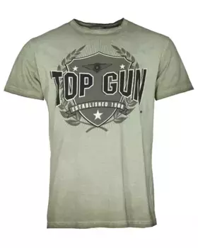Футболка TOP GUN "TG20212104", оливковый