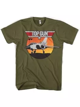 Футболка TOP GUN, зеленый