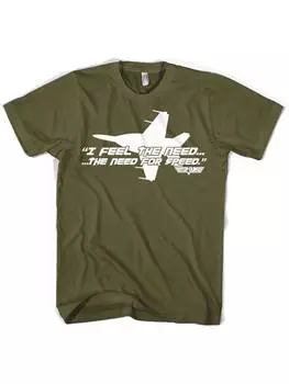 Футболка TOP GUN, зеленый