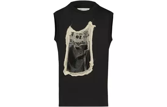 Футболка-топ женский Maison Margiela, черный