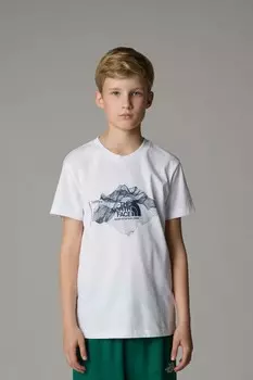 Футболка топографическая для мальчиков The North Face, белый