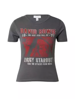 Футболка Topshop, темно-серый