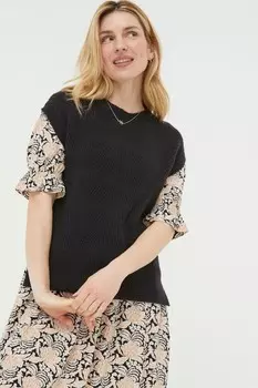 Футболка тяжеловеса Fatface Hayley Fat Face, черный