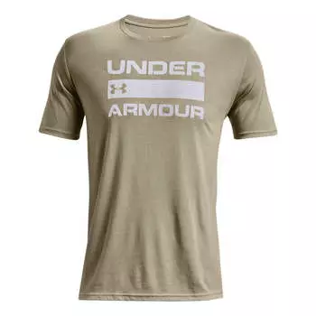Футболка training graphics t-shirt 'beige' Under Armour, бежевый