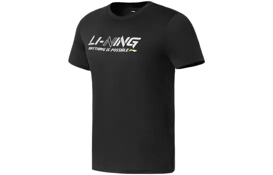 Футболка Training Series мужская черная Lining, черный