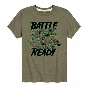 Футболка Transformers Battle Ready для мальчиков 8–20 лет с графическим рисунком Licensed Character, зеленый