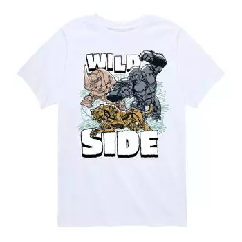 Футболка Transformers Wild Side для мальчиков 8–20 лет с рисунком Licensed Character, белый