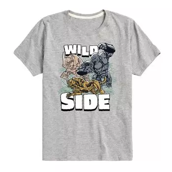 Футболка Transformers Wild Side для мальчиков 8–20 лет с рисунком Licensed Character, серый