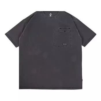 Футболка transitional utility tee 'black grey' Converse, черный
