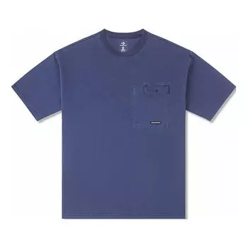 Футболка transitional utility tee 'navy' Converse, синий
