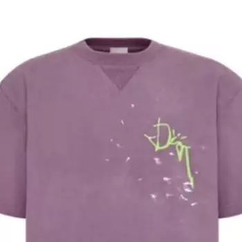 Футболка Travis Scott X Cactus Jack мужская розовая Dior, розовый