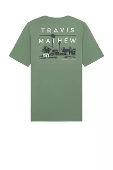 Футболка TravisMatthew Greenway Trail, цвет Laurel