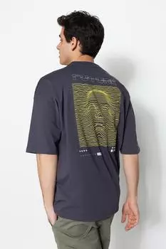 Футболка TRENDYOL MAN, антрацит