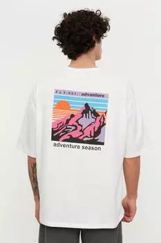 Футболка TRENDYOL MAN, белый