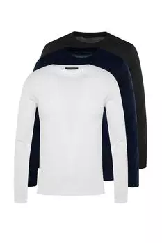 Футболка TRENDYOL MAN, черный