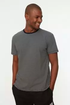 Футболка TRENDYOL MAN, черный