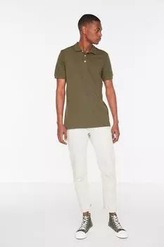Футболка TRENDYOL MAN, хаки