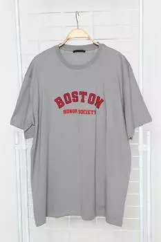 Футболка TRENDYOL MAN, серый