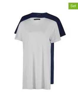 Футболка trendyol s, цвет wei/dunkelblau