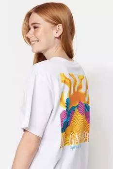Футболка TRENDYOLMLLA, белый