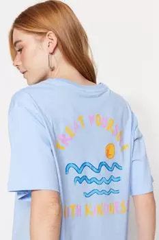 Футболка TRENDYOLMLLA, синий