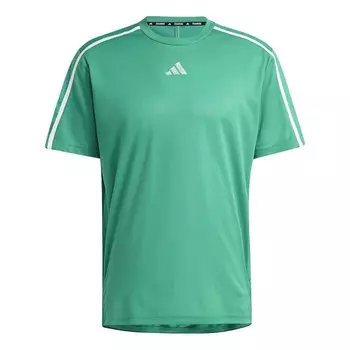 Футболка тренировочная базовая футболка Adidas, зеленый
