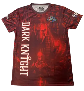 Футболка тренировочная Fairtex Fight Dark Knight, красный