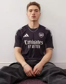 Футболка тренировочная футболка adidas Football Arsenal черного и розового цвета adidas performance