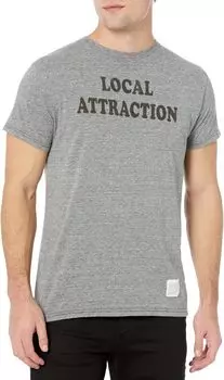 Футболка Tri-Blend с короткими рукавами Local Attraction The Original Retro Brand, серый