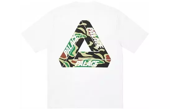 Футболка Tri Ferg с принтом «Джунгли Камо» PALACE, белый