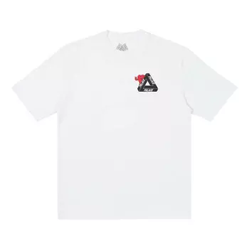 Футболка tri-hearts t-shirt 'white' Palace, белый