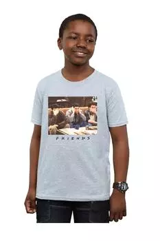 Футболка «Три мудреца» Friends, серый