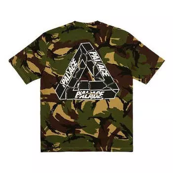Футболка tri-ripped t-shirt 'woodland camo' Palace, камуфляж