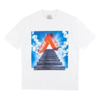 Футболка tri-ternity graphic t-shirt 'white' Palace, белый