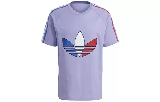 Футболка TRICOL мужская светло-фиолетовая Adidas Originals, светло-фиолетовый