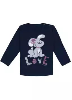 Футболка Trigema "Детская рубашка TRIGEMA с милым принтом", цвет морской волны