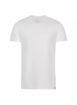 Футболка Trigema "Футболка TRIGEMA из хлопка/эластана", белый