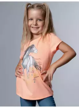 Футболка Trigema "Футболка TRIGEMA с лошадью", цвет Apricot