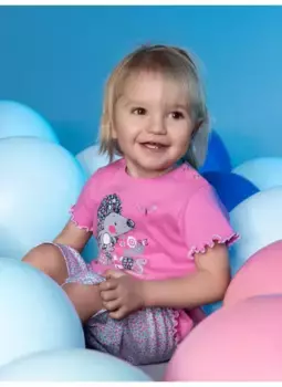 Футболка Trigema "Футболка TRIGEMA с милым принтом ", цвет Candy