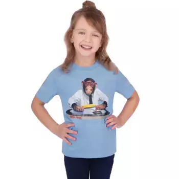 Футболка Trigema «Футболка TRIGEMA TRIGEMA Обезьяна», цвет ice-blue