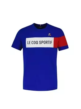 Футболка триколор Le Coq Sportif, синий