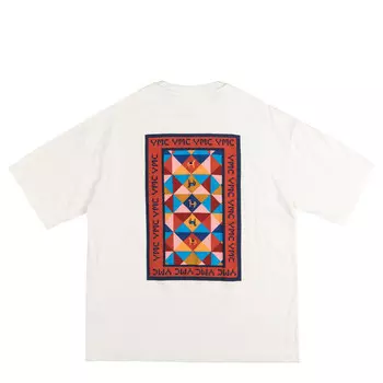 Футболка triple quilt t-shirt Ymc, белый