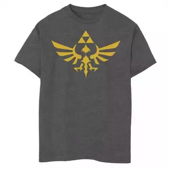 Футболка Triumphant Triforce с рисунком Nintendo Legend Of Zelda для мальчиков 8–20 лет Licensed Character