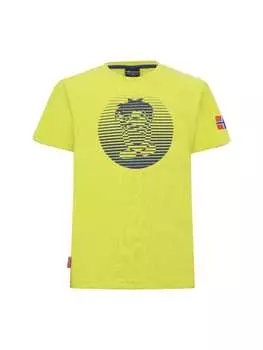 Футболка Trollkids, цвет hellgrn/mystikblau