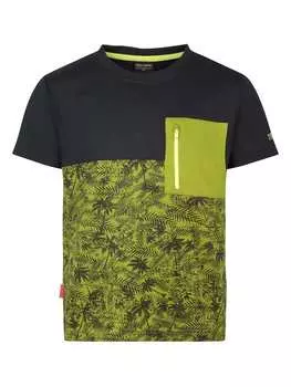 Футболка Trollkids, цвет khaki/schwarz