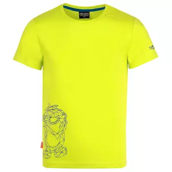 Футболка Trollkids Kid's Oppland T, цвет Lime/Petrol