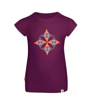 Футболка Trollkids Sandefjord T, цвет Maulbeere