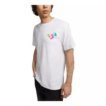 Футболка tropical drink t-shirt 'white' Converse, белый
